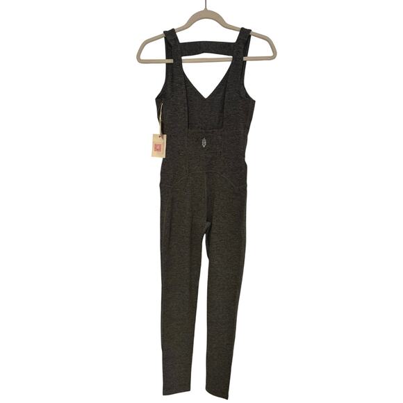 NWT Free People Movement x Hatch Never Better Heather One-piece Gray Size XS - Picture 7 of 8